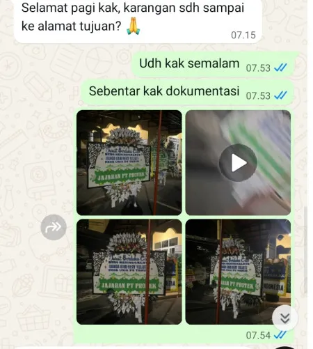 Pengiriman Papan Bunga Selamat Parung Serab